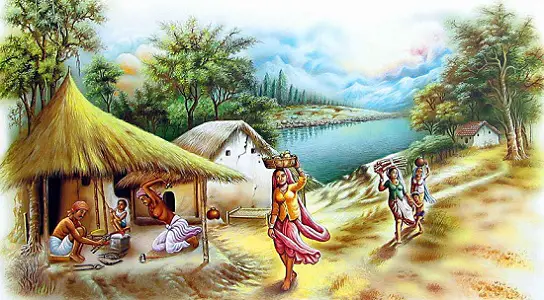 Essay on My Village in Hindi